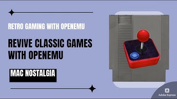 How to play retro games on the mac - OpenEmu