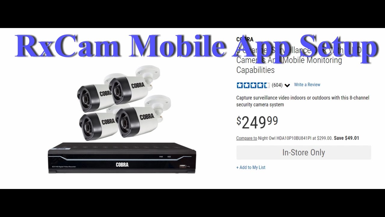 cobra 8 channel surveillance dvr reviews