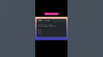 Guess the output..? #programming #javascript #css #html #coding #html5 #webdevelopment #developer .