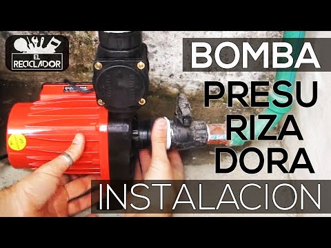 COMO AUMENTAR PRESION DE AGUA CON BOMBA PRESURIZADORA PASO A PASO 