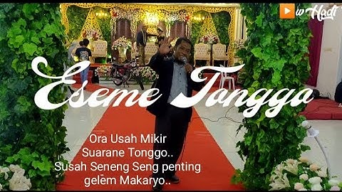 Eseme Tonggo (Official Video Musik) - Di Resepsi Pernikahan