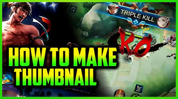 ✓How To Make Epic MobileLegnds Thumbnail |[EASY]|