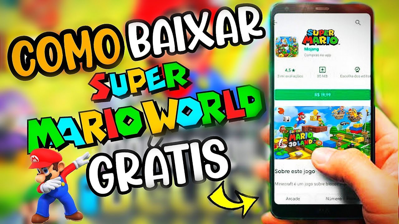 MARIO BROS COMO BAIXAR E INSTALAR NO CELULAR ! ANDROID 