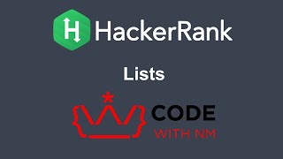 Famous Lists HackerRank Python Solution | CODE WITH NM Profile
