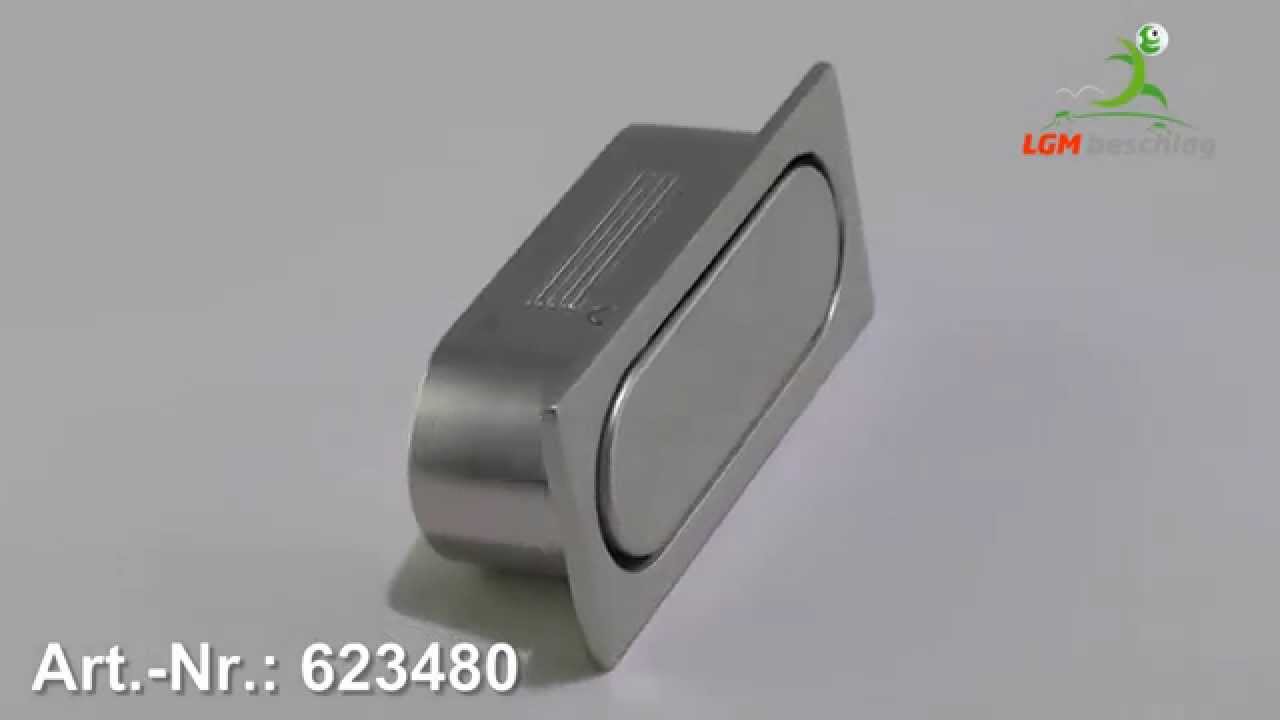 Muschel Neu-Wulmstorf, Design, Zinkdruckguß - Matt vernickelt - Art. Nr.: 623480