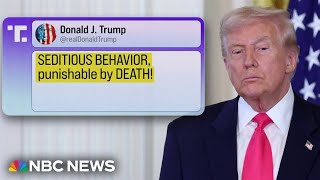 Trump Calls For Arrest Of Democratic Lawmakers Over Video