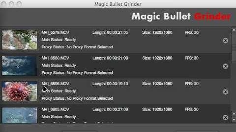 Red Giant Software - Magic Bullet Grinder Quick Start Guide
