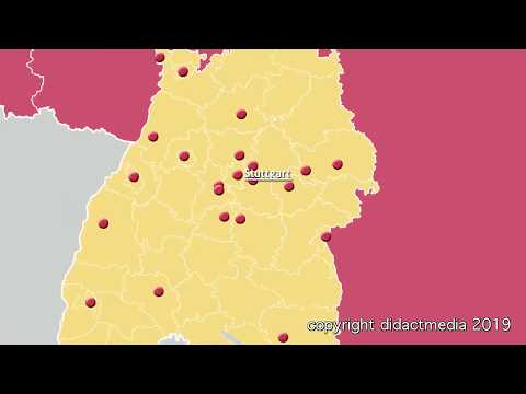 Baden-Württemberg: Bezirke, Kreise und Städte – Regionen in Deutschland – Baden-Württemberg