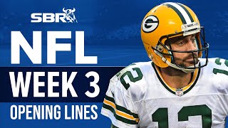 NFL Opening Lines Week 3 🏈 NFL Game Picks and Predictions Ft. Buccaneers vs. Rams