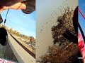 caméra sur moi entrain de spotter par vent très fort
