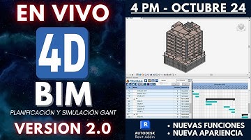 Nuevo!!!! 4D BIM Revit Version 2.0. Programación y Simulacion de Proyectos-Revit API Addins C#