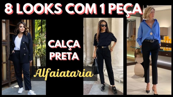 Calça Social Preta 