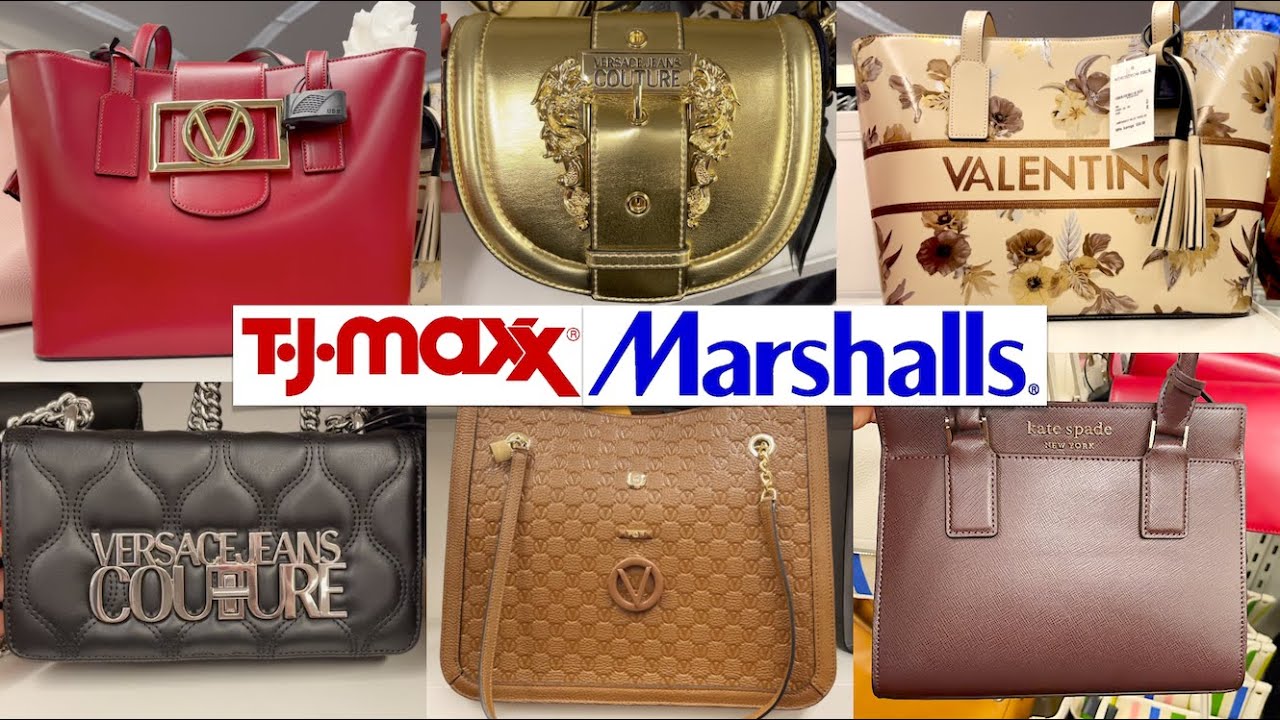 NEW! TJ MAXX & MARSHALLS LUXURY DESIGNER HANDBAGS SHOP WITH ME 2022 |  VALENTINO, VERSACE, KATE SPADE - YouTube