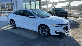 White 2020 Chevrolet Malibu Premier Review   - GSL GM City - Calgary