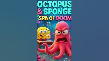 Octopus & Sponge: Spa of Doom 😂💦 | You WON’T believe the ending!#funnyshorts #ai #animation