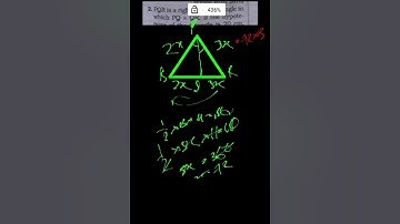 PQR is a triangle, whose area is 180 cm². S is a point on side QR, such that PS is the angle bisec-t