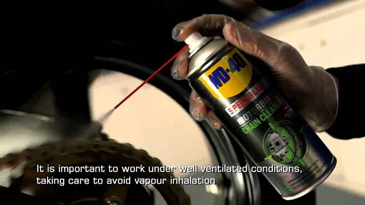 WD-40 CHAIN CLEANER Cleaning Chains