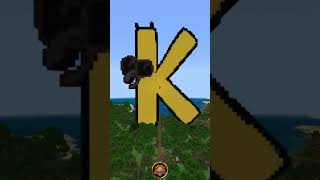 Alphabet Lore In Minecraft Going Through Letters