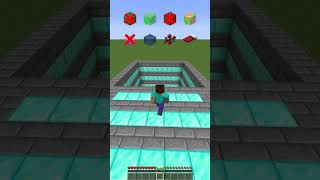 Minecraft Fall Pit vs Steve!😱 (Crazy Frog) #shorts
