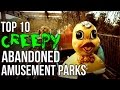 Top 10 CREEPY Abandoned Amusement Parks!