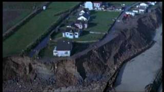 What is coastal erosion?