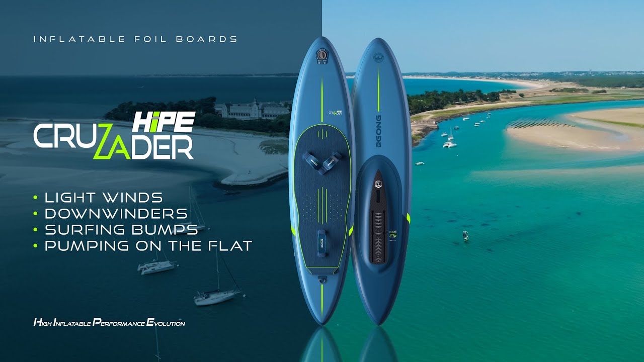 THE INFLATABLE BOARD FOR LIGHT WINDS AND DOWNWINDERS - YouTube