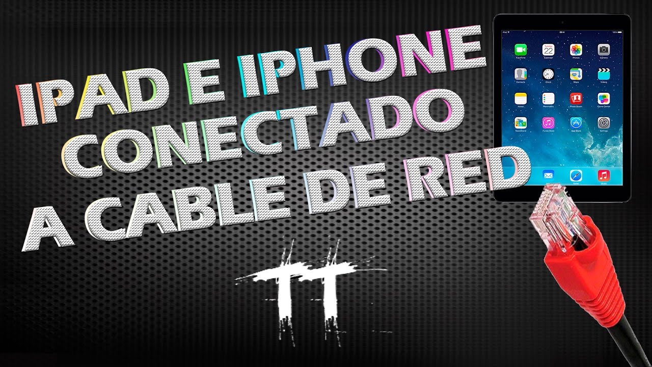 conectar a internet por cable usb iphone