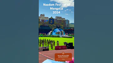 2024 Naadam Festival Opening Ceremony Naadam 2024 Mongolia Thehu 