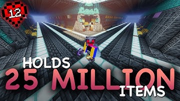 This Room Holds 25 MILLION ITEMS In Hardcore Minecraft!