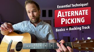 Simplify your strumming with ALTERNATE PICKING (includes backing track)