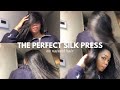 EASY SILK PRESS ON NATURAL HAIR AT HOME! | KEVELYN JONES