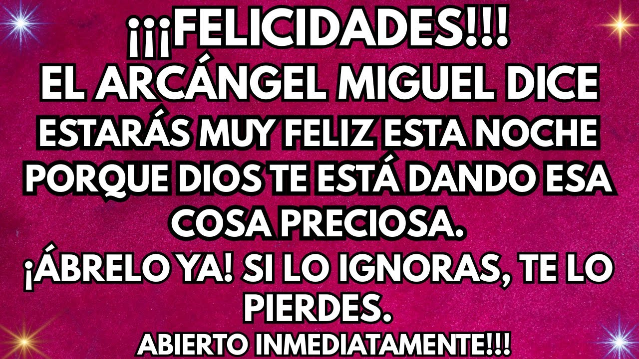 🚨  El Arcángel Miguel Dice: ¡Está Sucediendo ESTA NOCHE — El Cielo Acaba de Aprobar Tu Milagro!