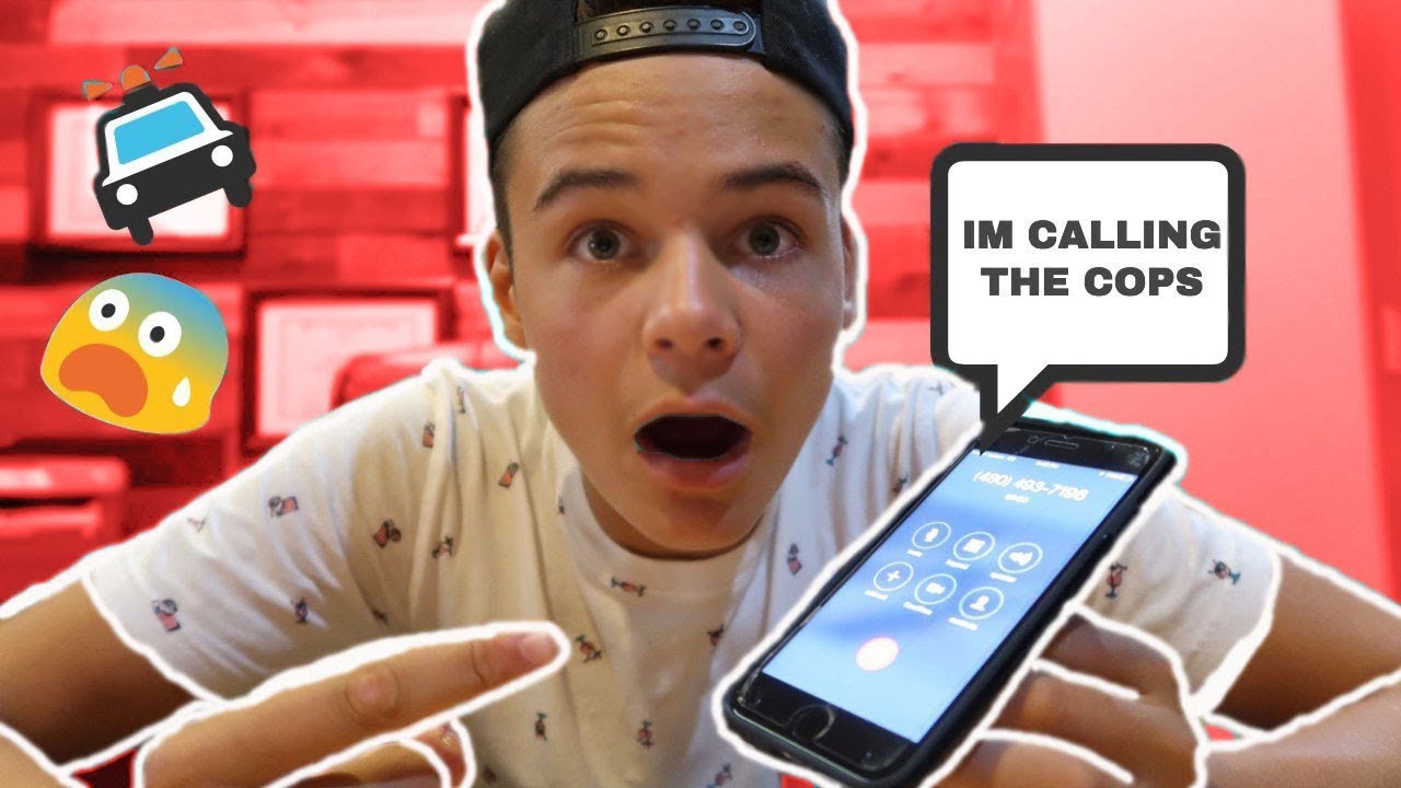 PRANK CALLING GOES WRONG *COPS CALLED TWICE* - YouTube