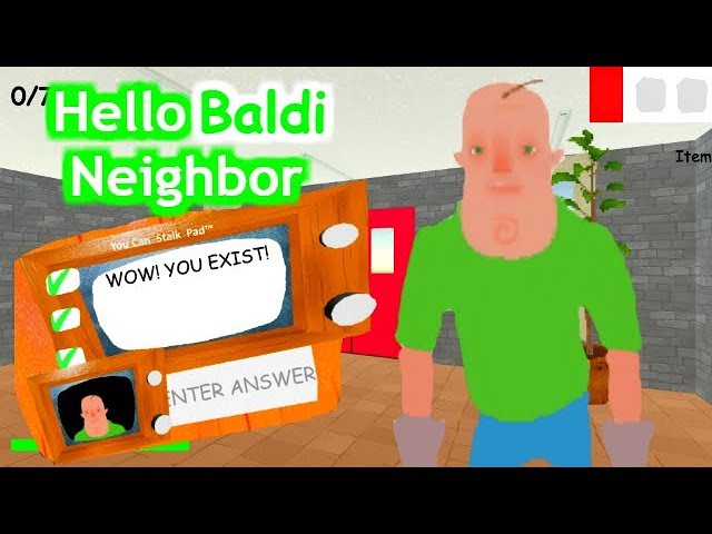 Hello Baldi mod for Baldi's Basics in Education and Learning - ModDB