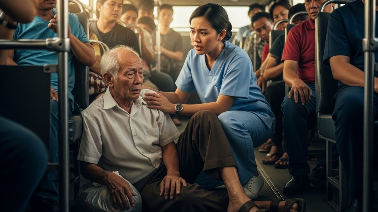Tinulungan Niya ang Tahimik na Matandang Lalaki sa Bus — Hindi Niya Alam ang Katotohanang Dala Nito