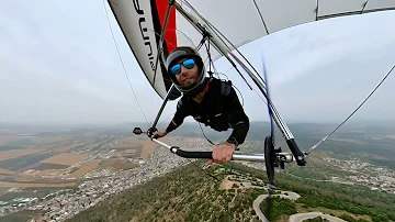 Hang Gliding - Har Tavor, Israel - Apr. 26 2024