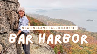 BAR HARBOR, MAINE PART 2: Hiking The Most Dangerous Trail In Acadia - Precipice Trail!