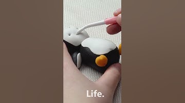 Lovely Penguin Cake | Easy & Quick Cake Decorating #Shorts #Short #Cake