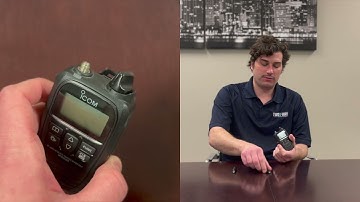 How To Replace The Antenna On An Icom IP501H LTE Two-Way Radio | Two Way Direct