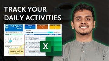 How to create daily Activity Tracker in Excel: Track your Progress in Excel | Be10x