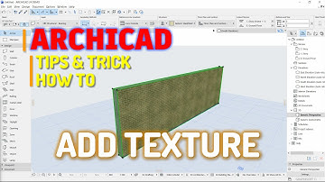 Archicad How To Add Textures