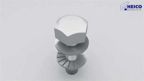 HEICO-LOCK Wedge Lock Washers Animation