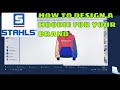 Comment concevoir un tutoriel de sweat  capuche avec le logiciel de conceptiondition gratuit stahls cadworxlive