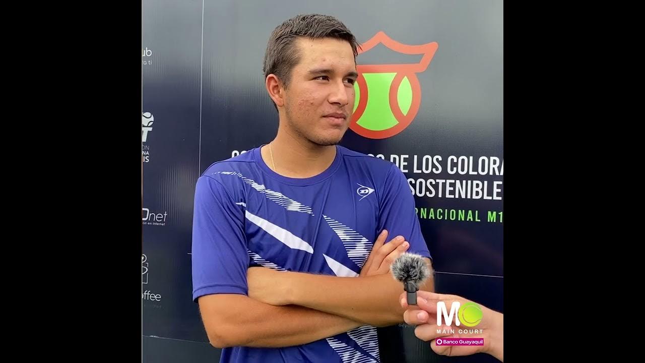 Declaraciones de Gonzalo Bueno, campeón del primer ITF M15 de Santo