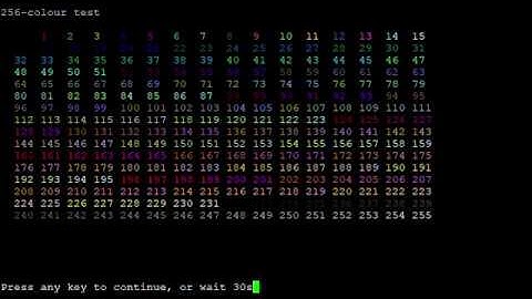 Arduino terminal UI framework demo 1