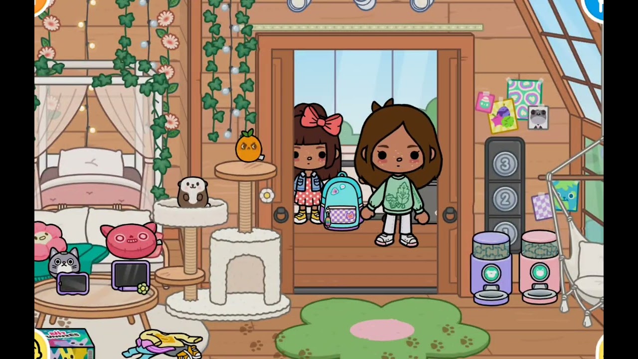 العائلة الجميلة توكا بوكا الجزء الثاني اول يوم في المدرسه الجديده!!!😱