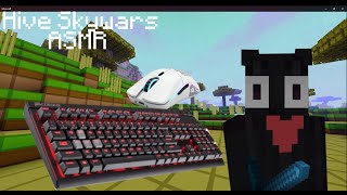 im....Back? 360 fps keyboard+mouse sounds | Hive Skywars