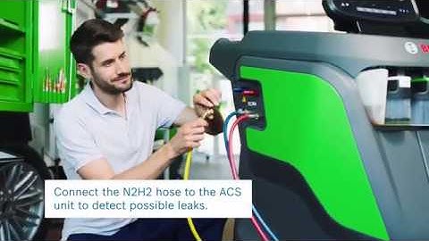 EN | leak detection and finding with hydrogen/nitrogen mixtures in A/C systems