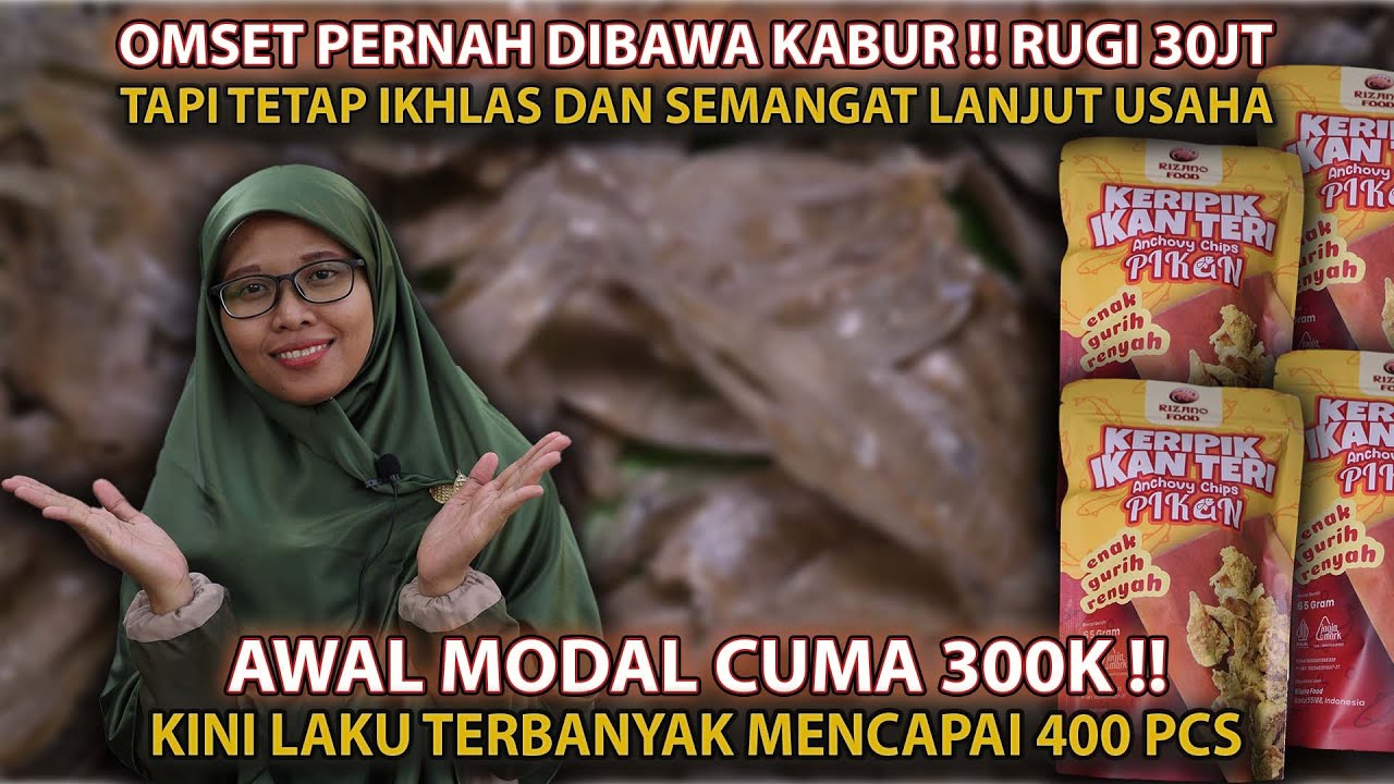 OMSET DIBAWA KABUR 30JUTA‼️TETAP SABAR DAN IKHLAS SAMPE LAKU 400PCS