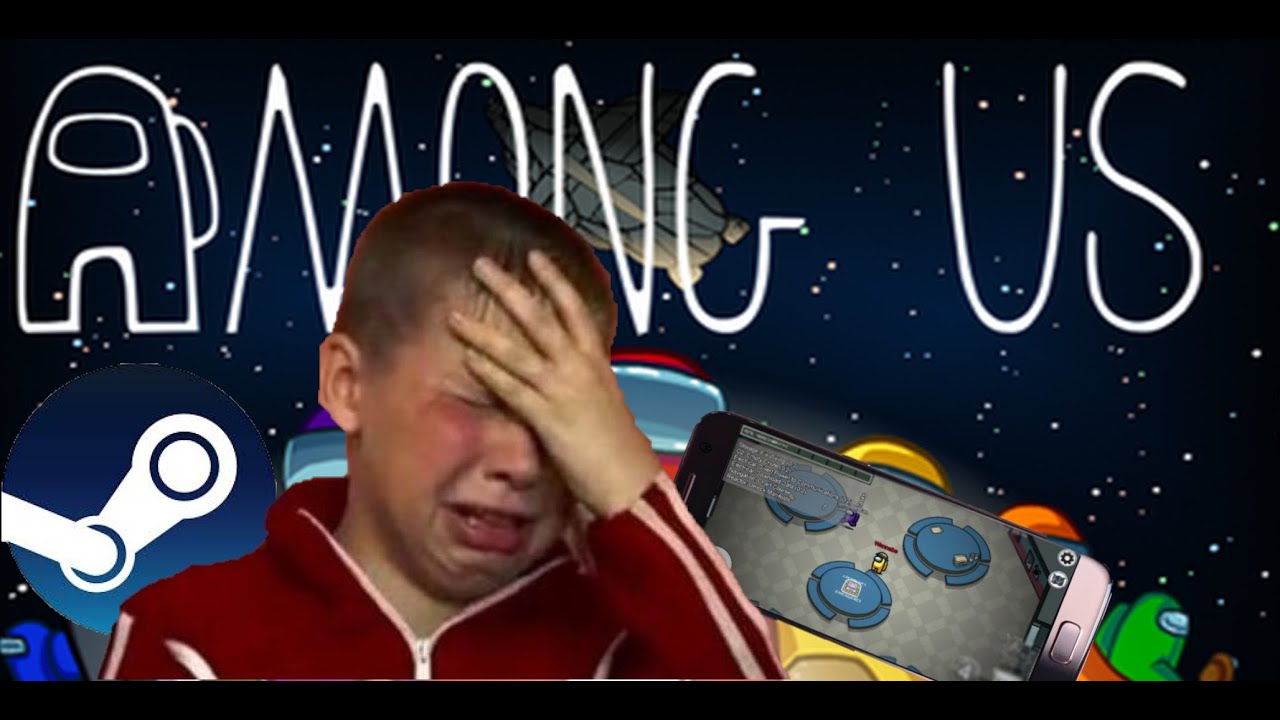 Ukrainian kid addicted to Among us